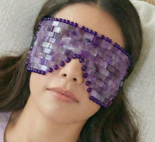 Amethyst-Augenmaske