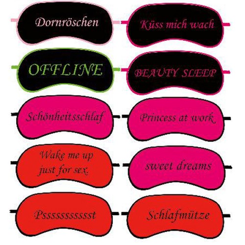 Schlafmasken augenmasken satin - augenmasken,