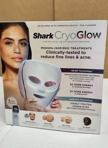Shark cryoglow led maske - shark, led-maske
