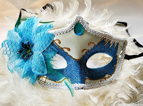 Elegante augenmaske mit - elegante,