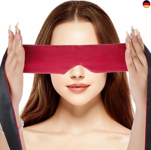Satin augenmaske weiche - satin-augenmaske,,
