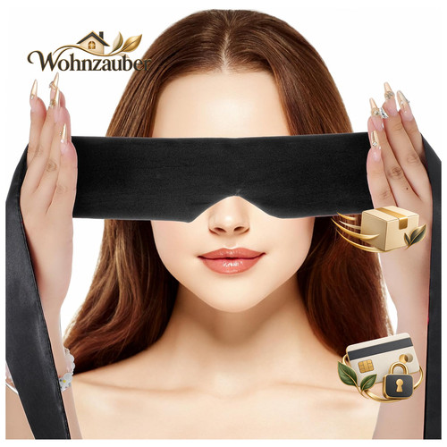 Satin augenmaske verstellbar - satin-augenmaske,